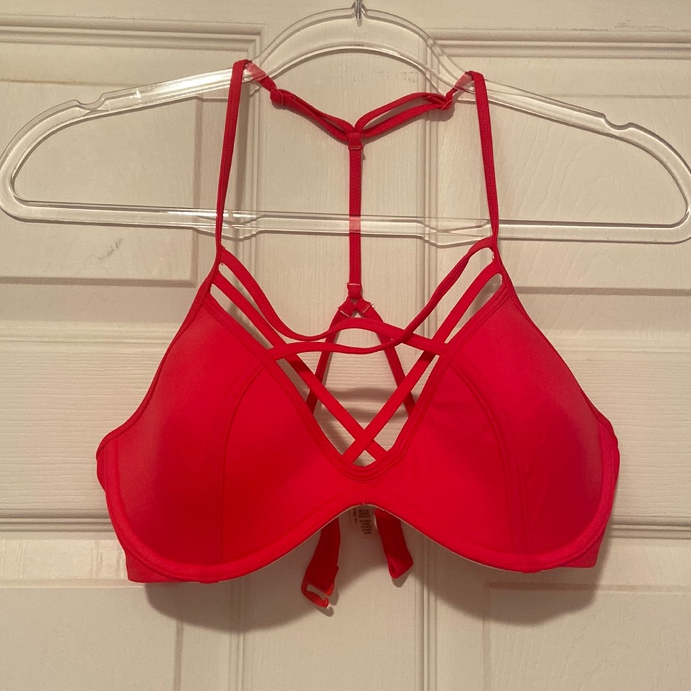 VS pink red/hot pink bikini top